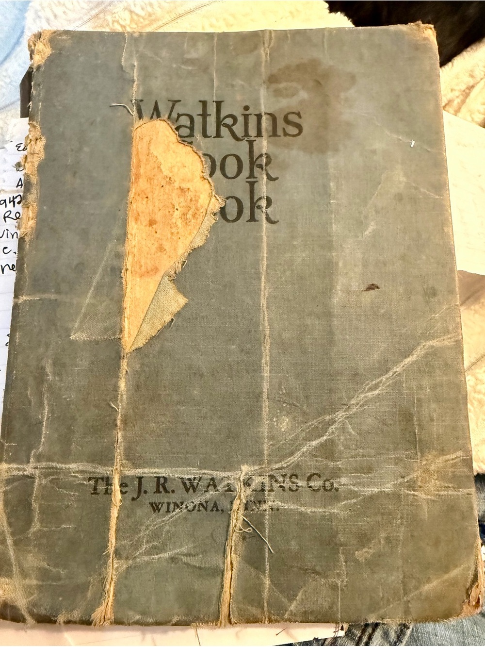 1930’s Watkins Cookbook